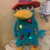 Peluche Disney Agente P christmas