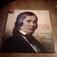 Schumann 4 Sinfonie Muti 33 giri LP Cofanetto Emi