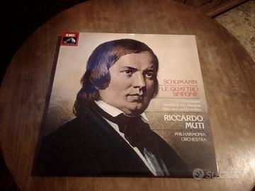 Schumann 4 Sinfonie Muti 33 giri LP Cofanetto Emi