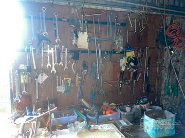 Lotto utensili officina chiavi inglesi cacciaviti