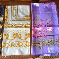 Foulard donna fantasie colorate 4 pezzi