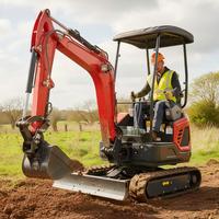 Mini escavatore 18 quintali motore yanmar 3 nuovo