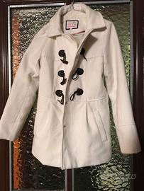 Cappotto color panna bambina 13-14 anni - cm 164. 