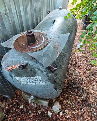 serbatoio zincato 500 litri