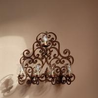 8 APPLIQUE ORIGINALI VINTAGE IN  OTTONE E BRONZO