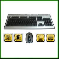 Tastiera mouse wireless senza fili USB NUOVO