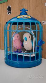 Coppia di Cocoritos con gabbietta