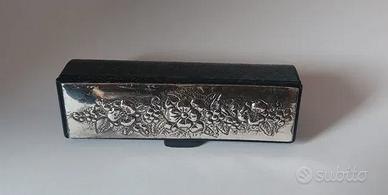 Porta rossetto in argento 925 con specchietto