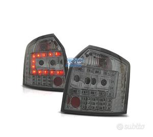 FANALI AUDI A4 B6 AVANT 01-04 LED FONDO CROMATO AF