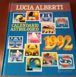Calendario astrologico 1992 L. Alberti
