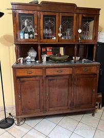 cristalliera napoletana mobile arte povera