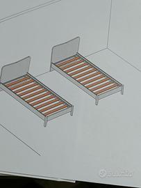 LETTINI SINGOLI completi