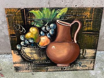 Natura morta olio su faesite 39x29