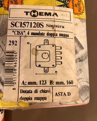 Serratura Cisa