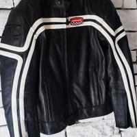 Giacca moto in pelle