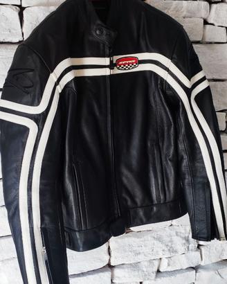 Giacca moto in pelle