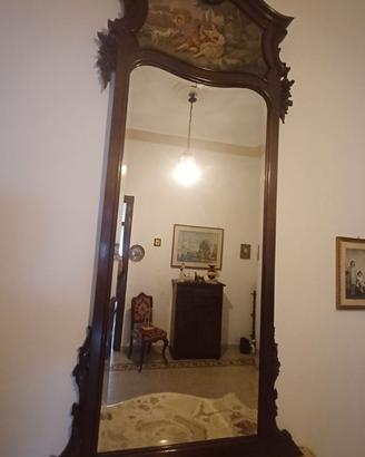 Consolle marmo con specchiera Luigi XIV