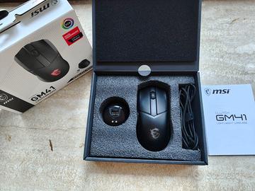 Mouse Gaming MSI Clutch GM41 wireless TRATTABILE