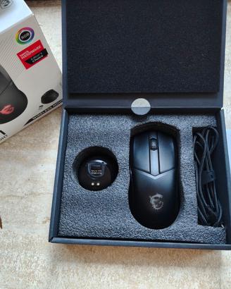 Mouse Gaming MSI Clutch GM41 wireless TRATTABILE