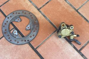 Pinza brembo oro e disco per mbk booster
