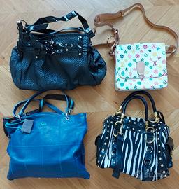 Borse da donna di varie marche e modelli