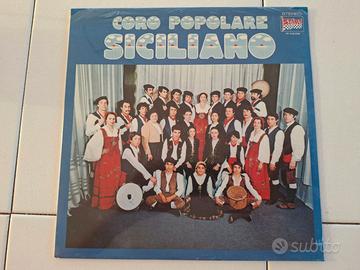Vinile 33 giri "Coro Popolare Siciliano ",anni '70