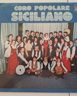 Vinile 33 giri "Coro Popolare Siciliano ",anni '70