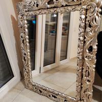 specchio con cornice baracco