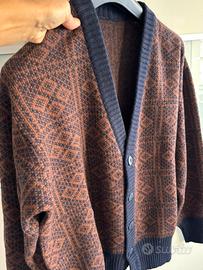 Cardigan blu e caffe ‘