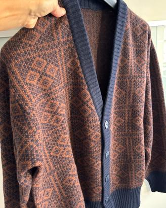 Cardigan blu e caffe ‘
