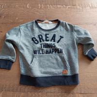 felpa con scritta vellutino