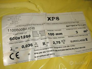 pannelli XPS 600X1250X100 battentato