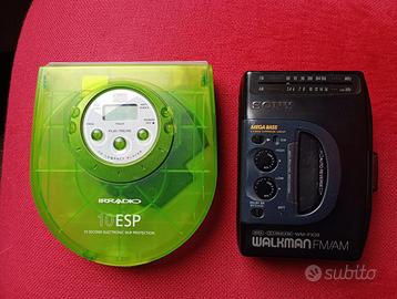 Walkman Sony e CD Irradio DA RIPARARE