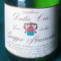 Grappa stravecchia Dalla Cia old bottle collezione