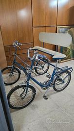 Bicicletta tandem risciò 3 posti