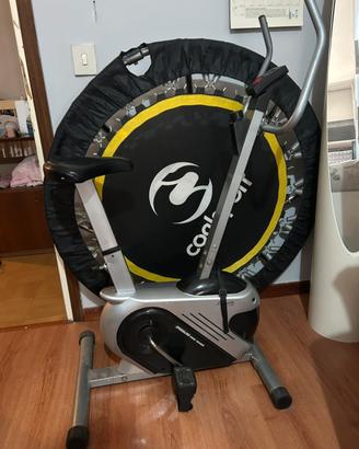 Lotto fitness: Cyclette+Trampolino+Pedana Vibrante