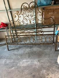 Letto in ferro battuto vintage