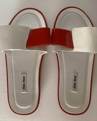 Miu Miu Ciabattine Originali in vera pelle
