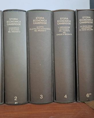 Lotto 6 Volumi "Storia Economica Cambridge"