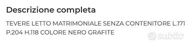 letto in ferro battuto 