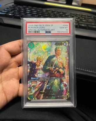 One piece Roronoa Zoro PRB02-006 PSA 10