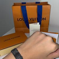 Braccialetto Slim Louis Vuitton in pelle