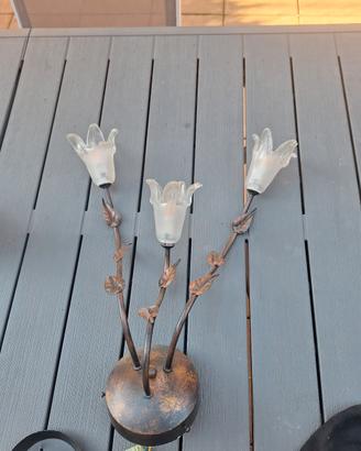 lampada classica floreale