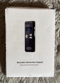 Registratore vocale NekSide 8GB come nuovo