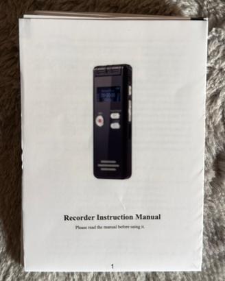 Registratore vocale NekSide 8GB come nuovo