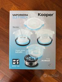 Vaporiera elettrica KOOPER 3 cestelli