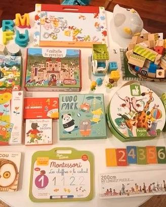 Lotto Giochi Bambini (montessori,playmobil..)