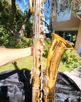 Sassofono baritono vintage selmer bundy u.s.a.,