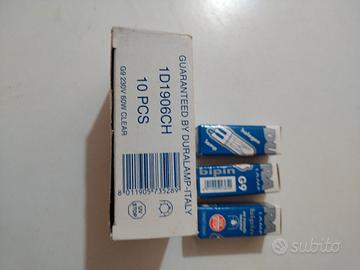 Lotto 3 Lampadine Alogene Duralamp G9 60W