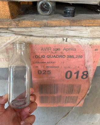 Bottiglie per olio da 250 ml in vetro